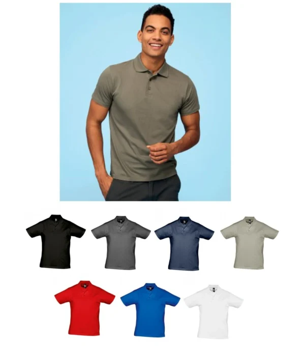 Sol's 11377 Prescott Cotton Jersey Polo Shirt
